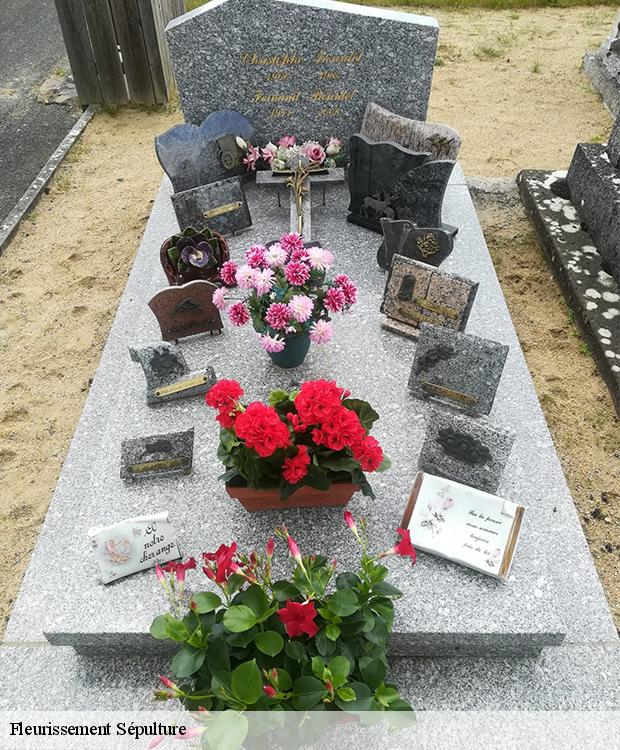 Fleurissement Sépulture mons-en-montois-77520 Pompes Funèbres du Coeur