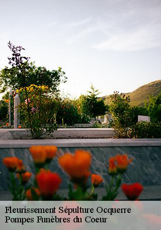 Fleurissement Sépulture ocquerre-77440 Pompes Funèbres du Coeur
