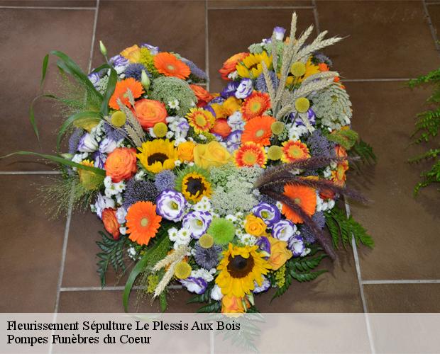 Fleurissement Sépulture le-plessis-aux-bois-77165 Pompes Funèbres du Coeur